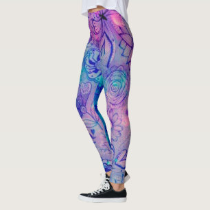 Flowers and Butterflies Leggings
