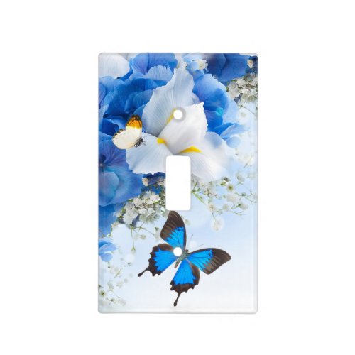 Flowers and Butterflies Light Switch Cover