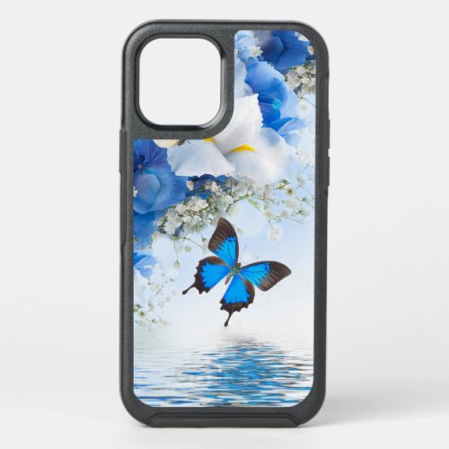 Flowers and Butterflies OtterBox Symmetry iPhone 12 Case