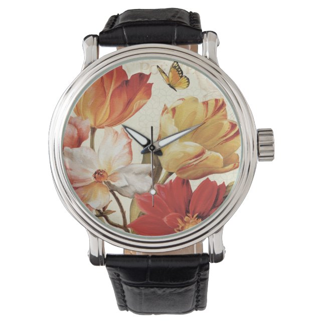 Flowers and Butterflies Watch (Front)