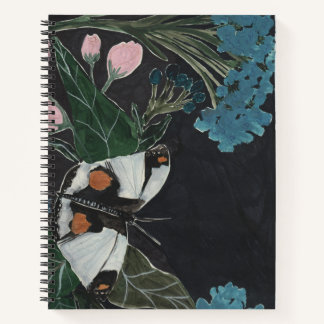 Flowers and Butterfly Notebook