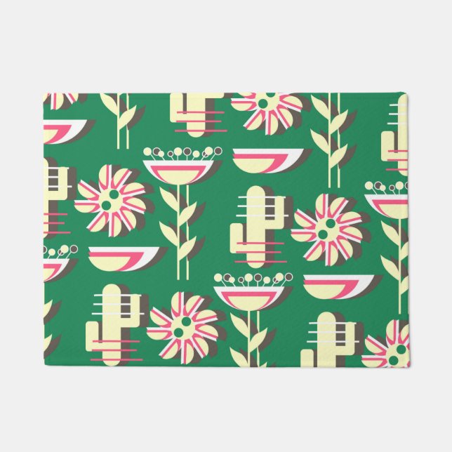 Flowers and cacti doormat (Front)