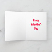 Flowers and Candy - Happy Valentine's Day Card (Inside)