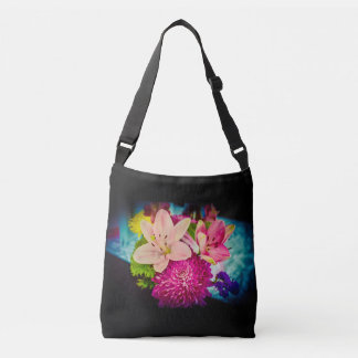 Flowers And Clouds Tote Bag