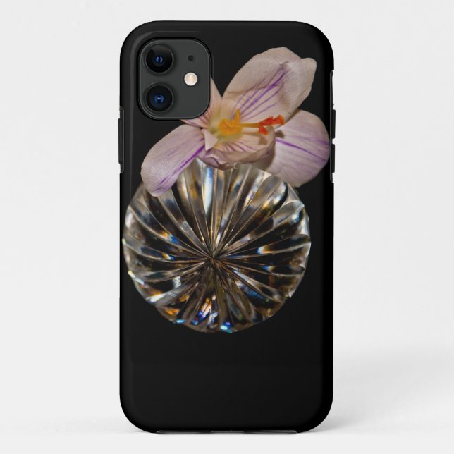 Flowers and Crystal Case-Mate iPhone Case (Back)