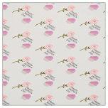 Flowers and cupcakes mother&#39;s day fabric