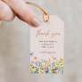 Flowers and Dragonflies Thank You Bridal Shower Gift Tags