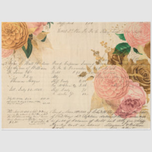 Flowers and Ephemera Design Series #10 Tissue Paper