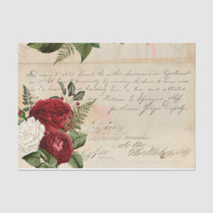 Flowers and Ephemera Design Series #4 Tissue Paper