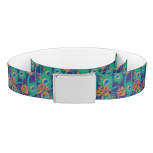 Flowers And Feathers Belt