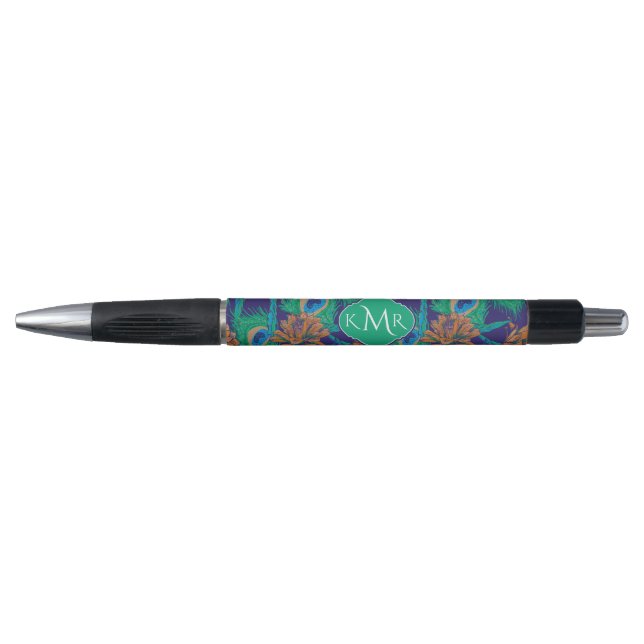 Flowers And Feathers | Monogram Pen (Front)