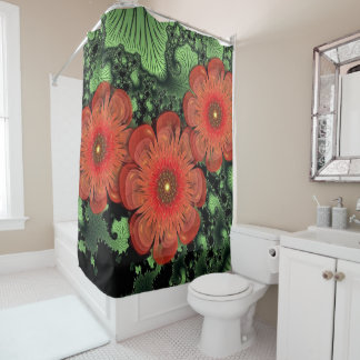 Flowers And Ferns Shower Curtain