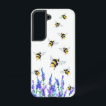 Flowers and Flying Bees Samsung Galaxy Cases<br><div class="desc">Samsung Galaxy Cases or iPhone Cases with Beautiful Spring Flowers and Bees Flying - Drawing Nature Sweet Honey Bee - or Choose / Add Your Favorite Text / Color - Make Your Unique Gift - Resize and move or remove and add elements / image with Customization tool ! Drawing and...</div>