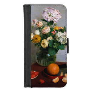 Flowers and Fruit, Henri Fantin-Latour iPhone 8/7 Wallet Case