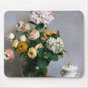 Flowers and Fruit, Henri Fantin-Latour Mouse Pad
