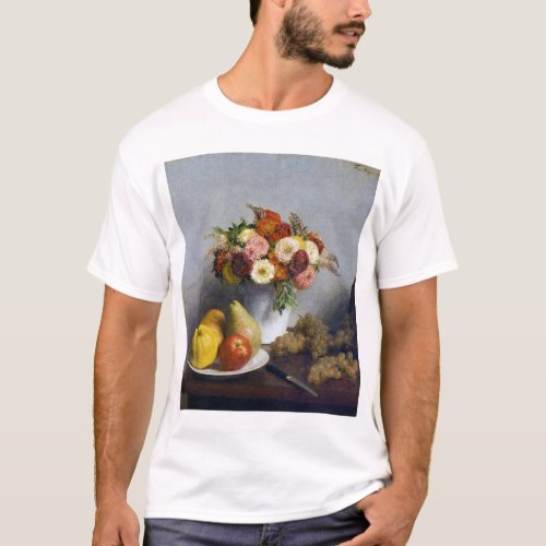 Flowers and Fruit Henri Fantin_Latour T_Shirt