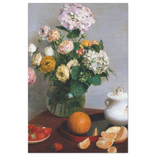 Flowers and Fruit Henri Fantin_Latour Tissue Paper