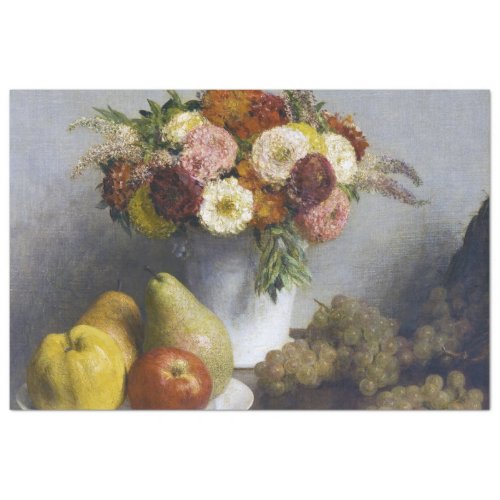 Flowers and Fruit Henri Fantin_Latour Tissue Paper