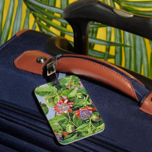 Flowers and Fruit of Maricojas Passion Flower Luggage Tag