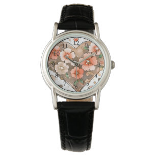 Flowers and Heart Watch