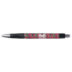 Flowers And Hummingbirds Add Your Name Pen