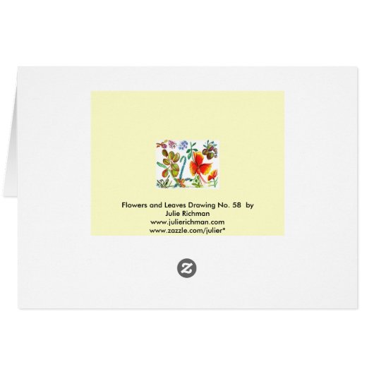 Flowers and Leaves of Florida (Back Horizontal)