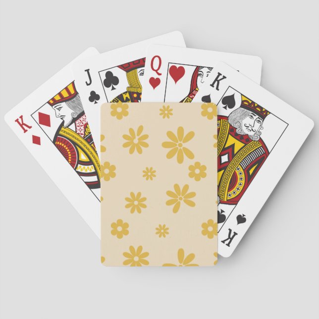 Flowers and Petals 11 Poker Cards (Back)