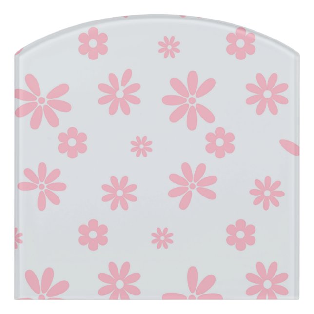 Flowers and Petals 12 Door Sign (Contour Front)