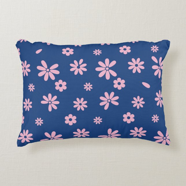 Flowers and Petals 13 Accent Pillow (Front)