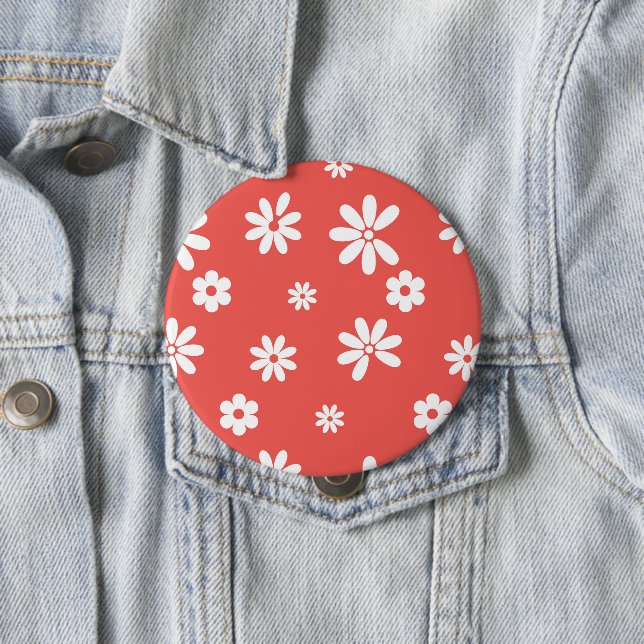 Flowers and Petals 1 Button (In Situ)