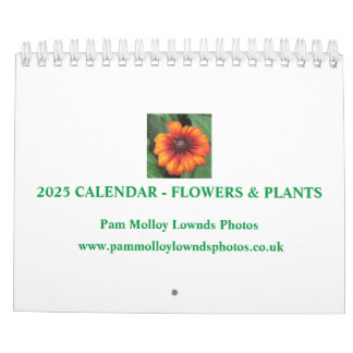 Flowers and Plants Calendar 2025