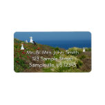 Flowers and Seagulls on Anacapa Island Label