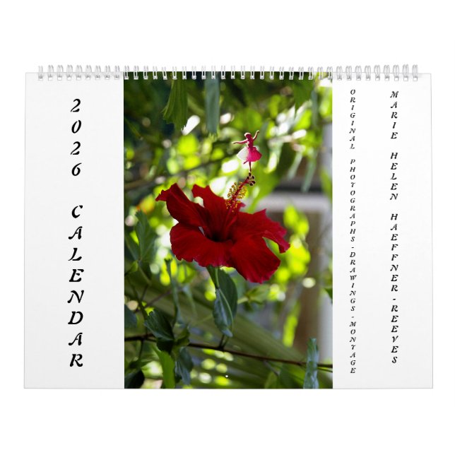 FLOWERS AND SHADOW FAIRIES 2026 CALENDAR (Cover)