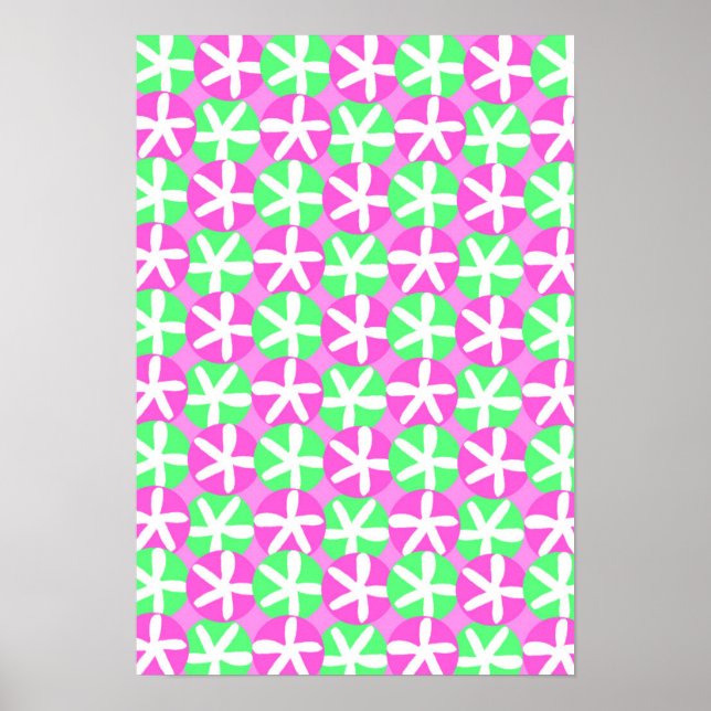 Flowers and Spots Poster (Front)