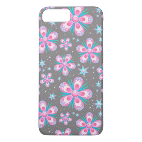 flowers and stars phone case