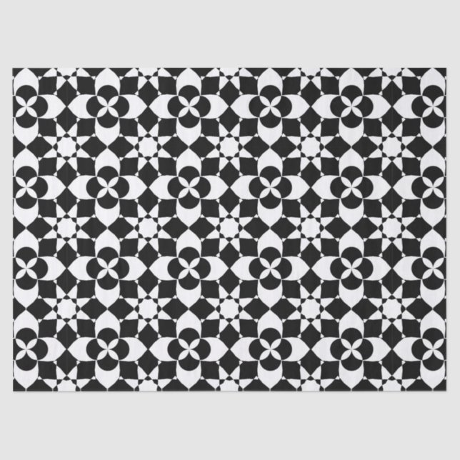 flowers and stars tissue paper (Front)