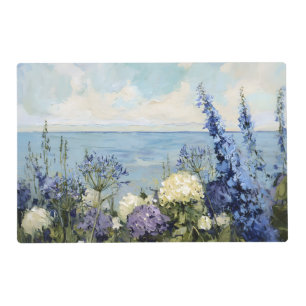 Flowers and the Sea Painting Placemat