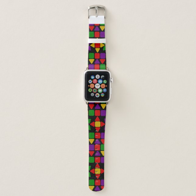 Flowers  apple watch band (Front)