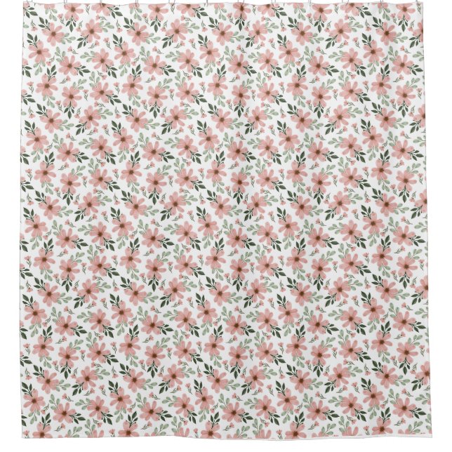 Flowers Are The Music Of The Ground Shower Curtain (Front)
