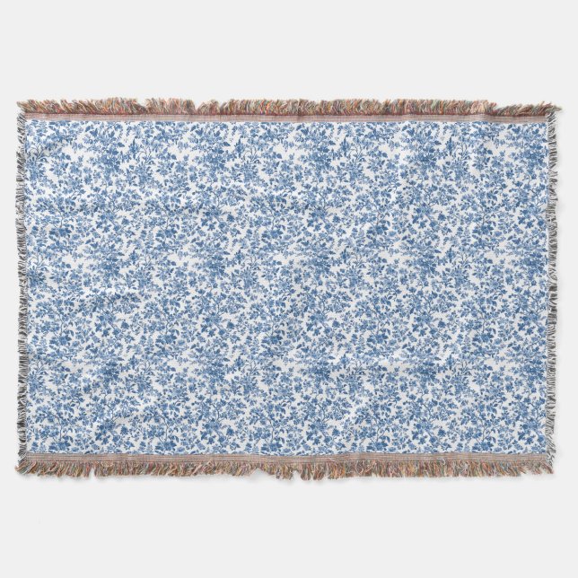 Flowers Are The Music Of The Ground Throw Blanket (Front)