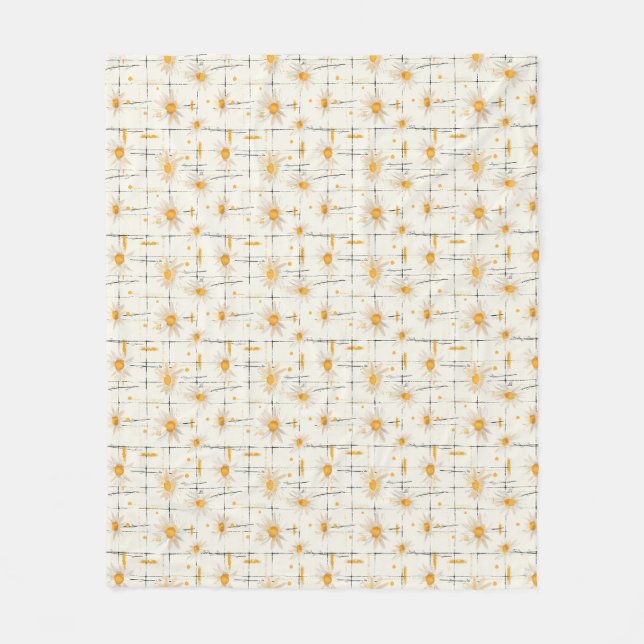 Flowers Are The Stars Of The Earth Fleece Blanket (Front)