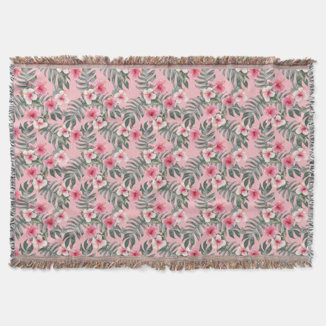 Flowers Are The Stars Of The Earth Throw Blanket (Front)