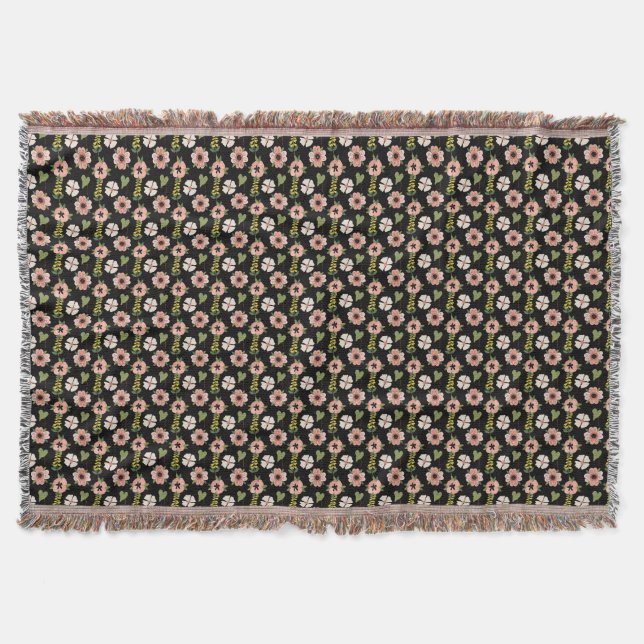 Flowers Are The Sunshine Of The Soul Throw Blanket (Front)