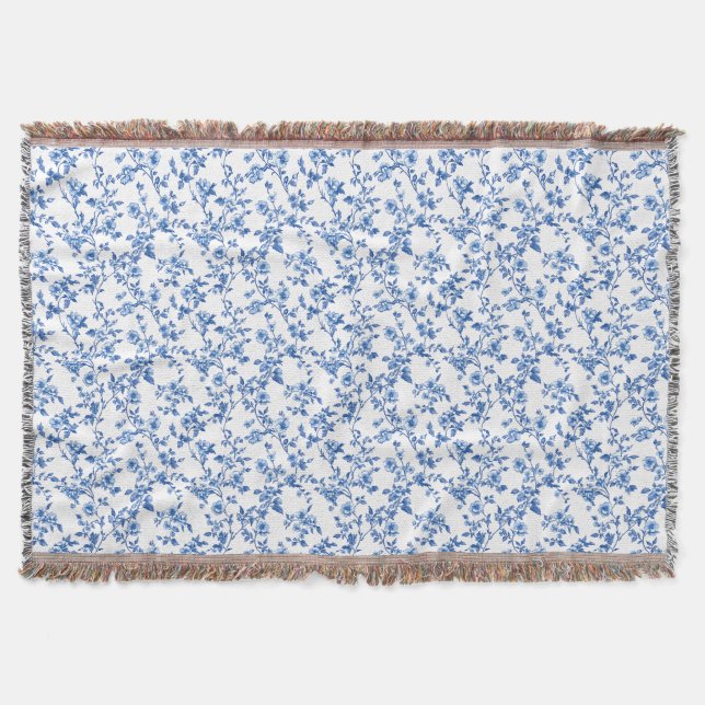 Flowers Are The Words Of The Earth Throw Blanket (Front)
