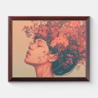 Flowers Art Award Plaque