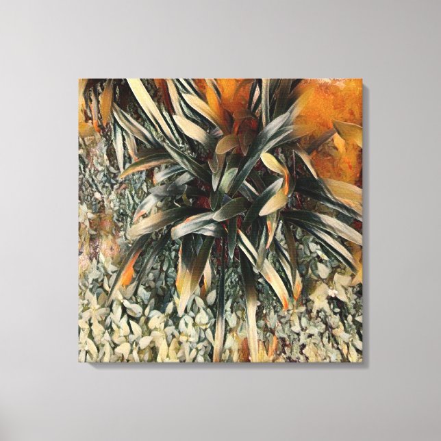 Flowers Art Canvas Print (Front)