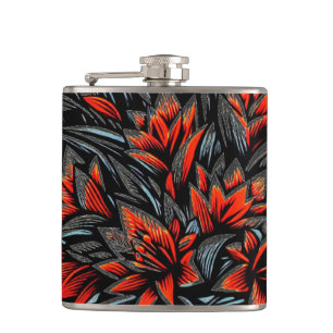 Flowers Art Flask