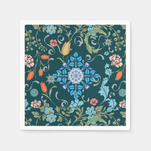 Flowers,art nouveau ,William Morris style Napkins