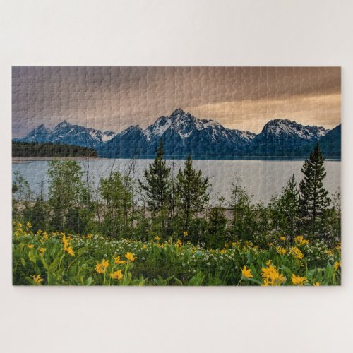 Flowers at Colter Bay Jigsaw Puzzle