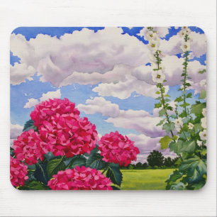 Flowers at the edge of a meadow 2008 mouse pad